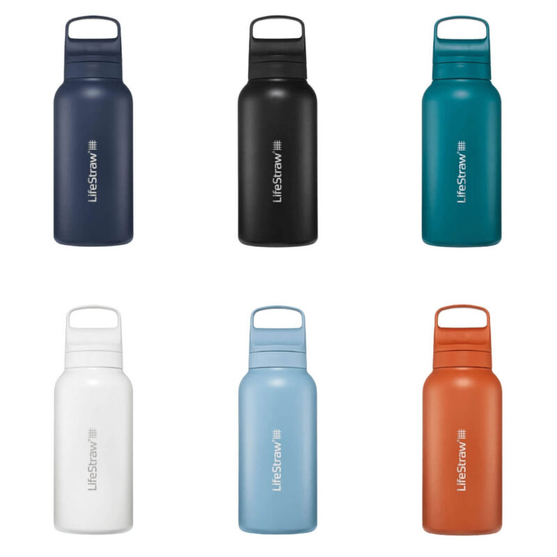 Lifestraw GO 2.0 – 2-stage drinkfles – Vacuüm roestvrij staal – 1 liter Lifestraw GO 2.0 – 2-stage drinkfles – Vacuüm roestvrij staal – 1 liter
